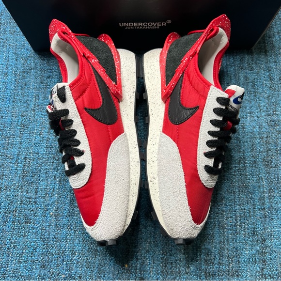 Nike Daybreak Undercover Sneakers in University Red Black - Picture 5 of 13